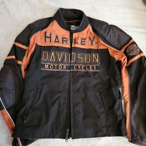 Harley-Davidson Men's Gastone Colorblocked Riding Jacket Large